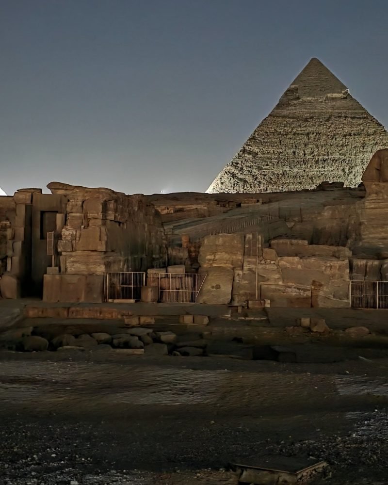 The Great Sphinx and the pyramids of Giza