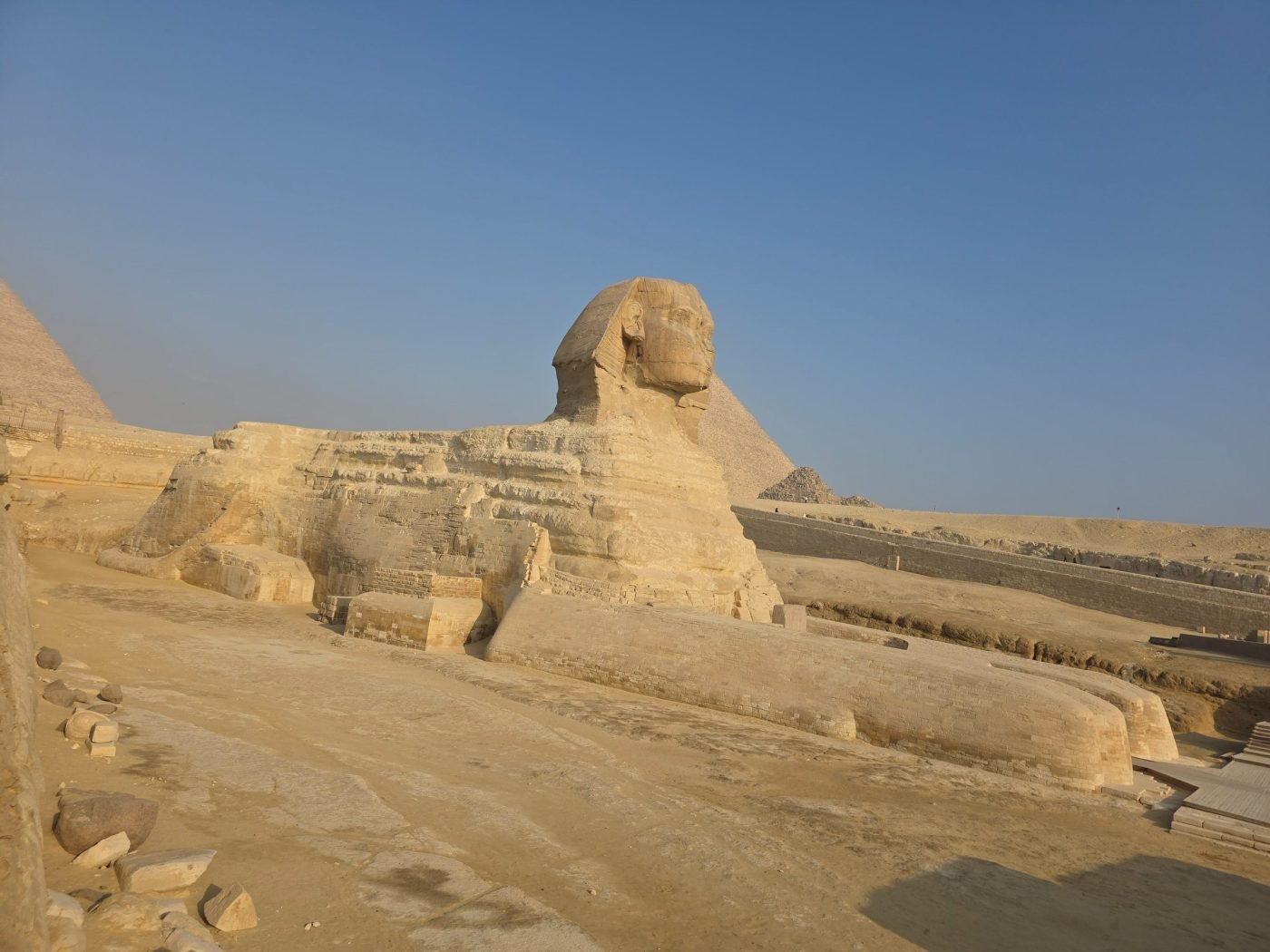 The Great Sphinx and the pyramids of Giza
