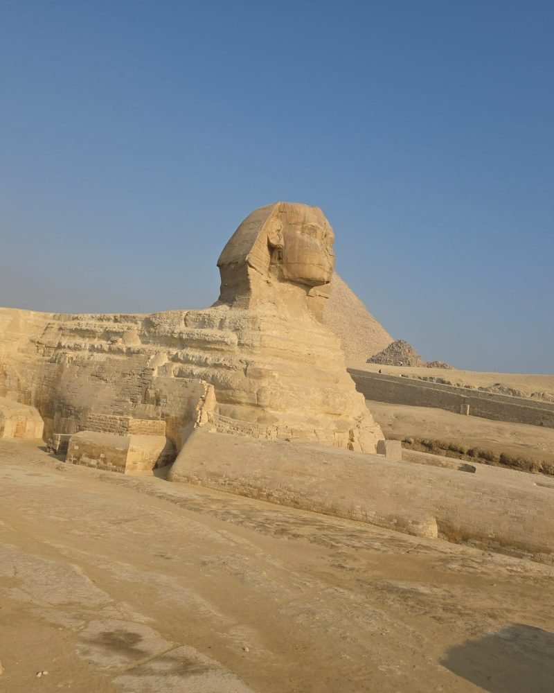 The Great Sphinx and the pyramids of Giza