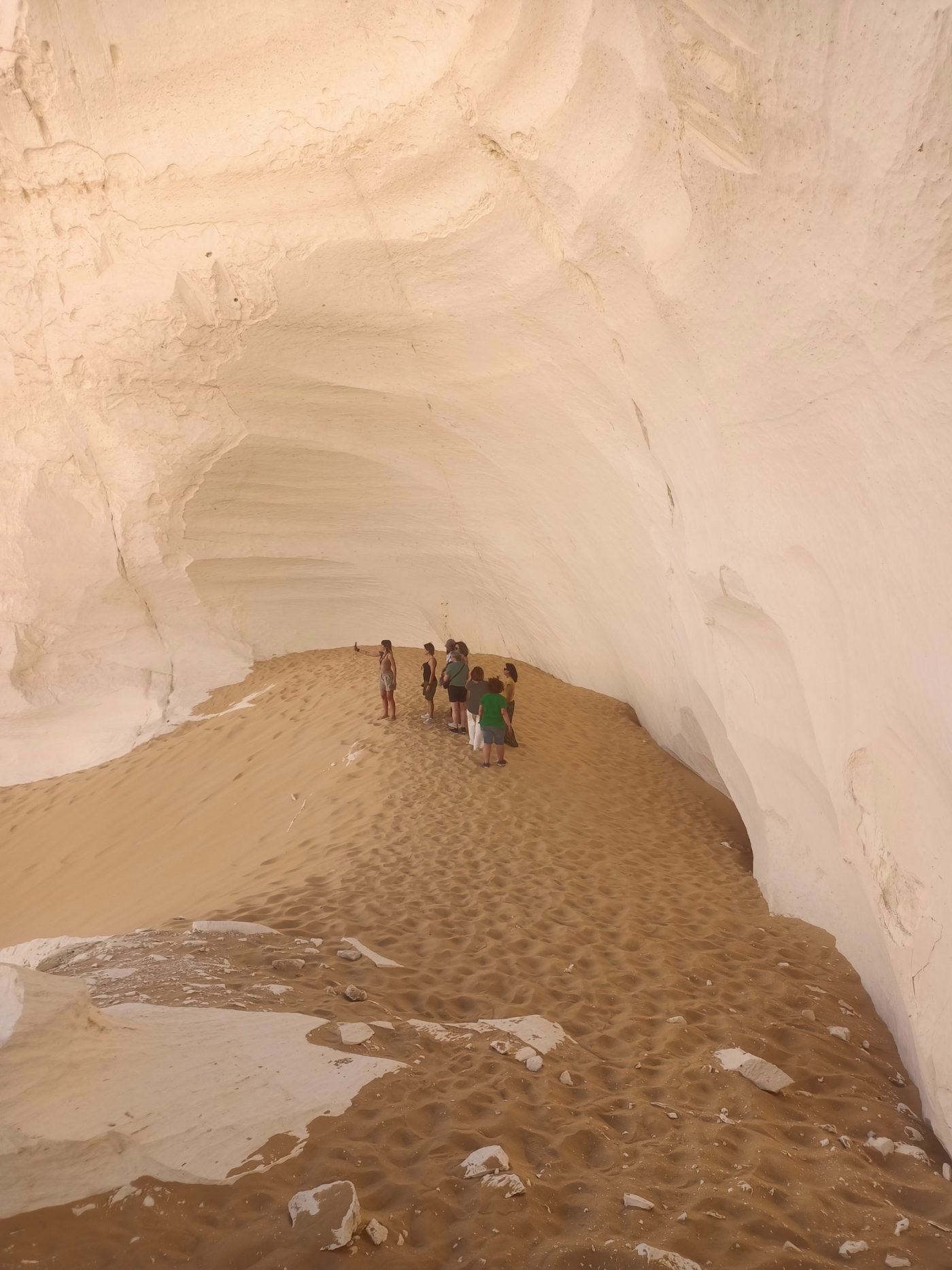 Egittosì travellers — The White Desert by moonlight