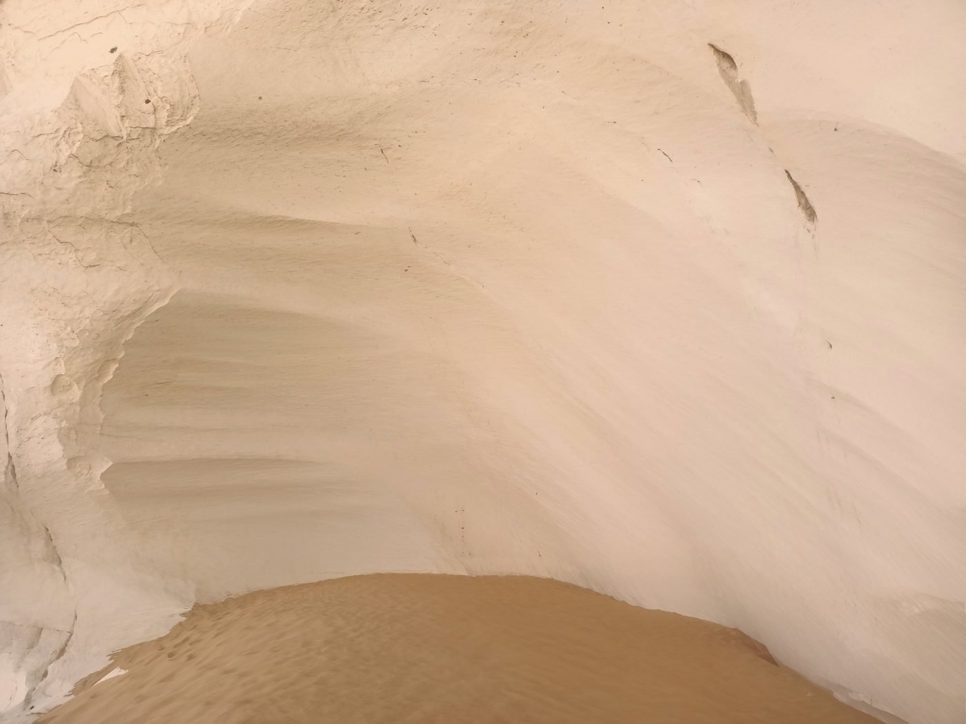 The White Desert by moonlight