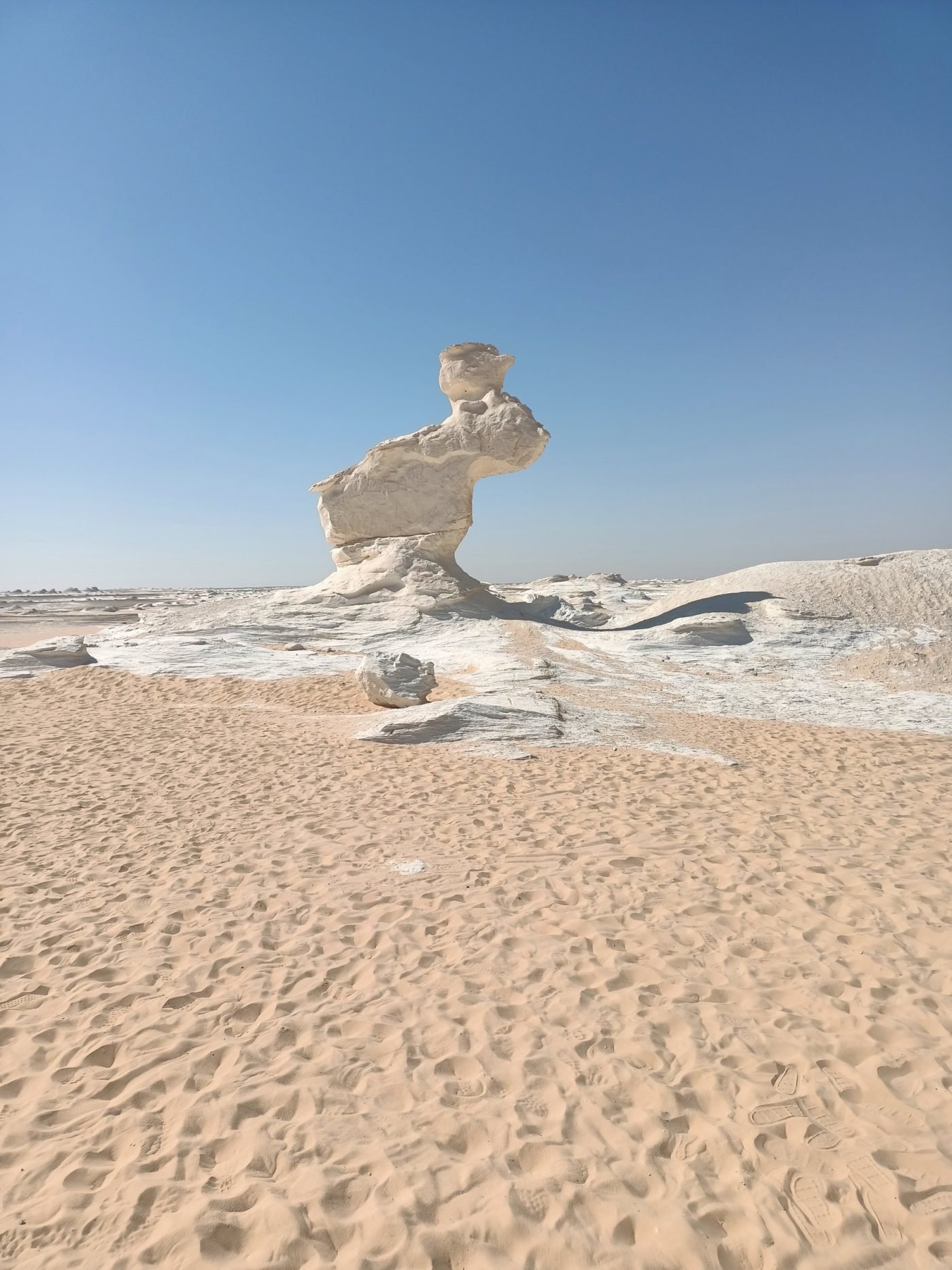Chalk formations in the White Desert