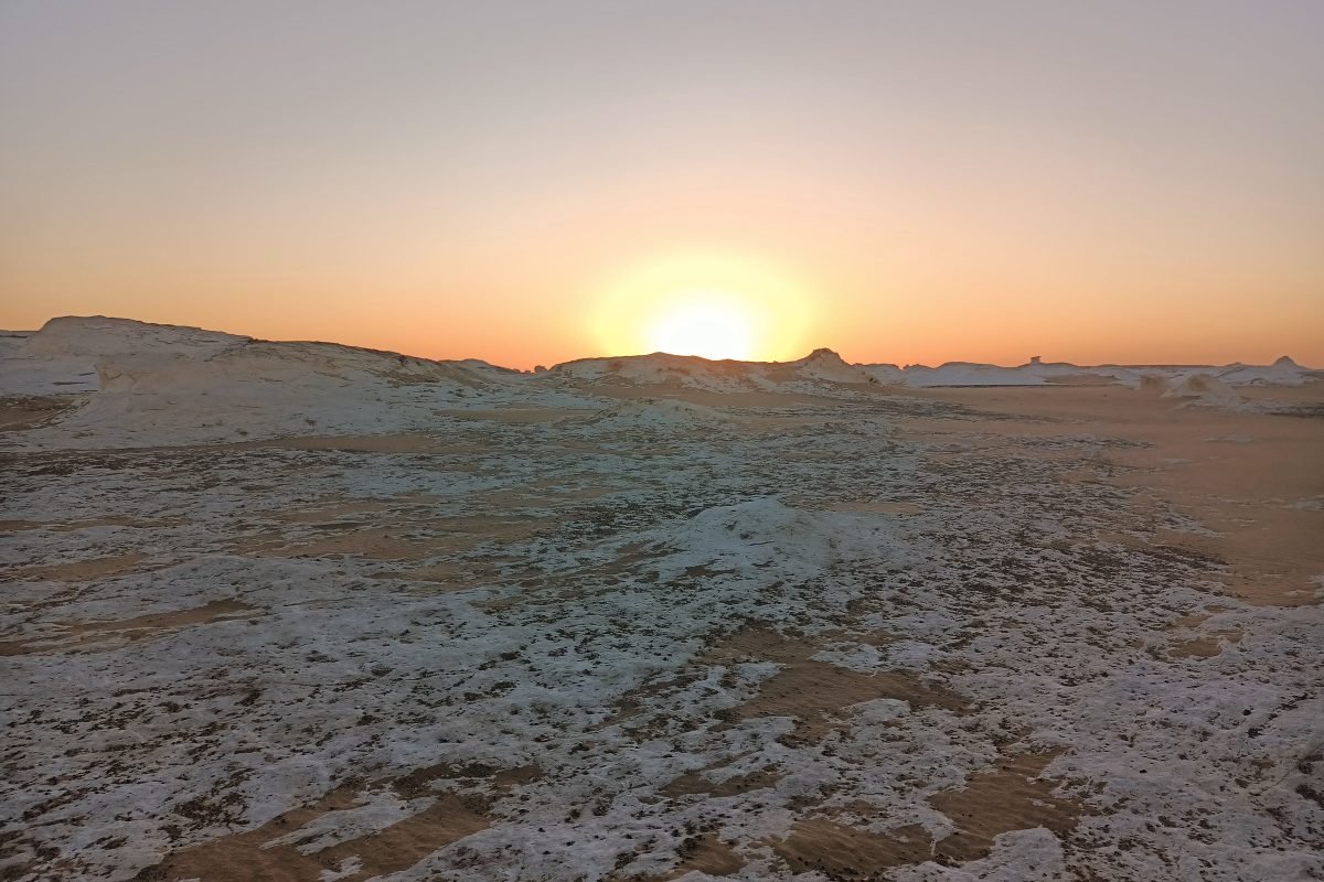 Chalk formations in the White Desert