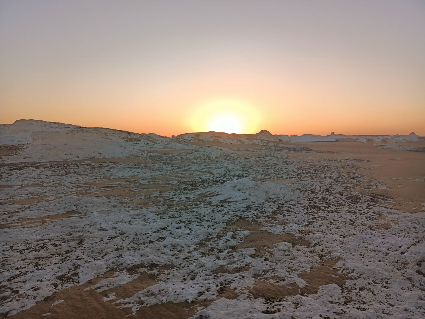 Chalk formations in the White Desert