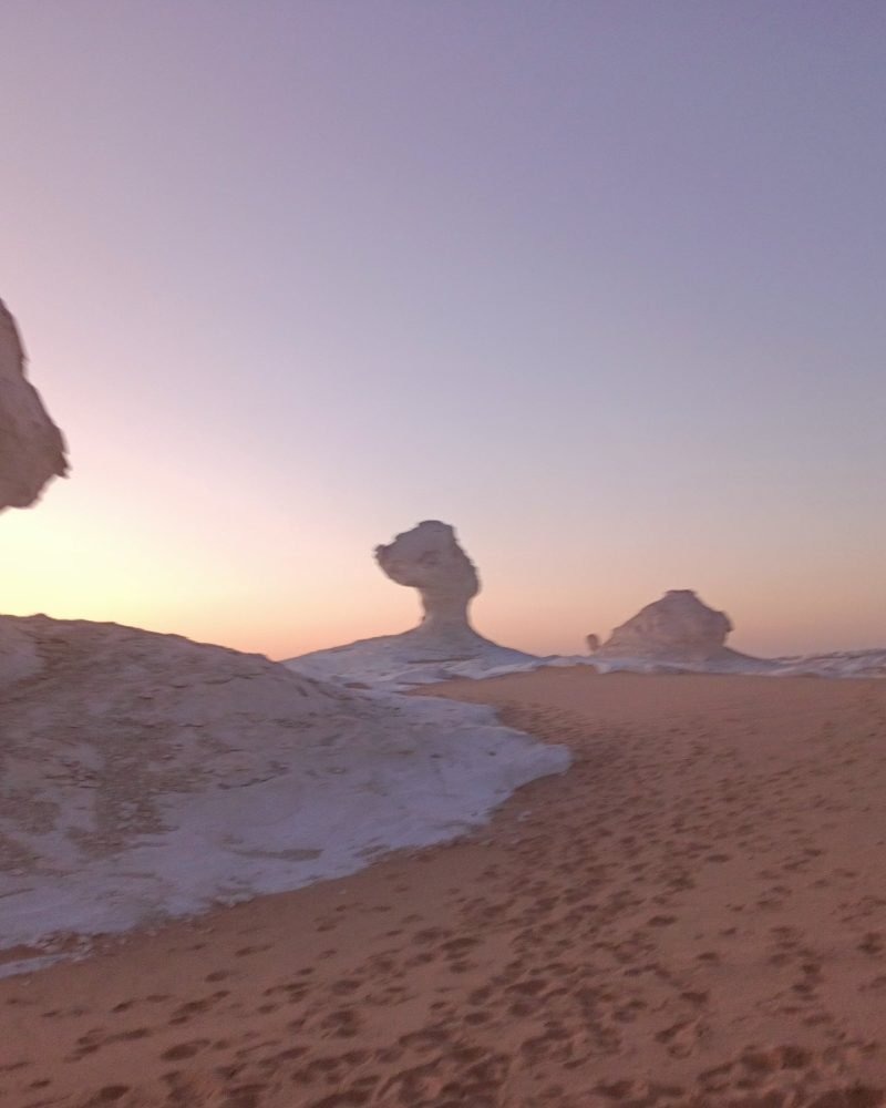 Chalk formations in the White Desert